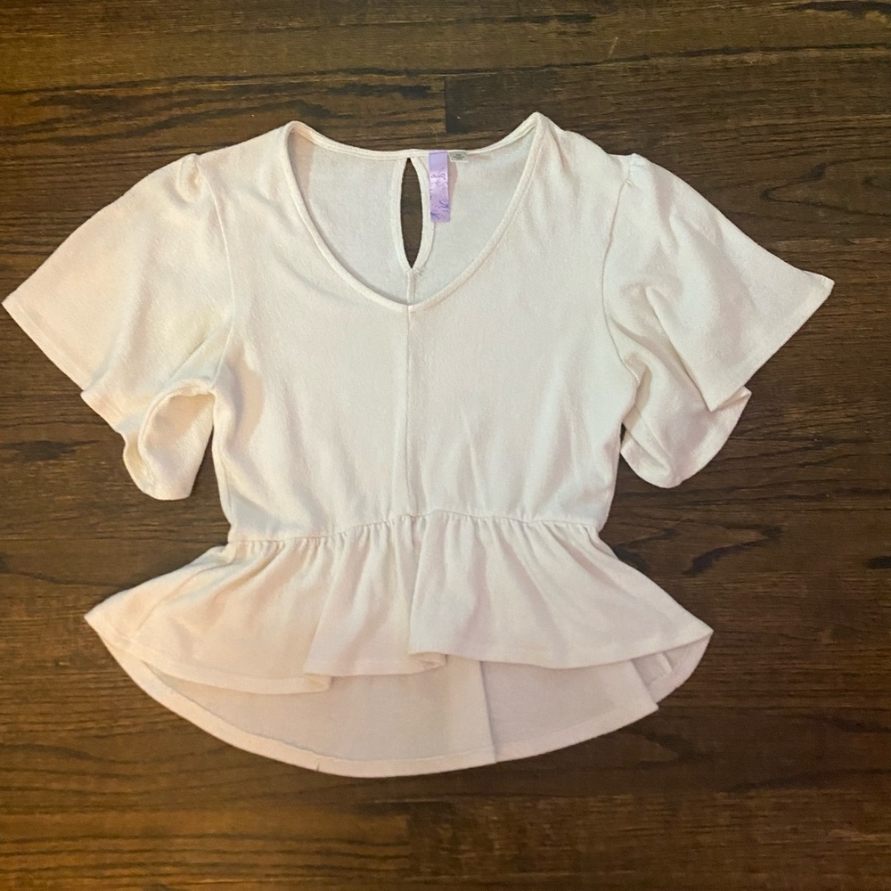 Francescas white blouse